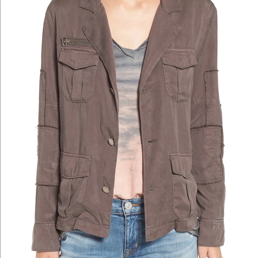 Pam & Gela Embellished Military Jacket